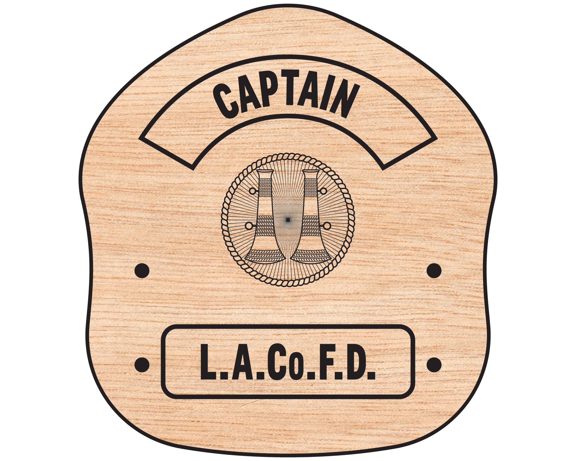 L.A. County Fire Captain Helmet Shield Badge SVG, Firefighter Emblem Vector, Los Angeles County Fire Badge, Fire Captain Shield SVG, L.A. Fire Department Emblem