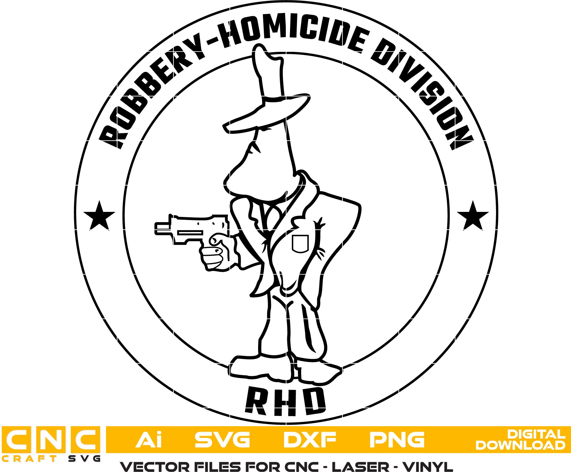 LAPD Robbery Homicide Division Logo, LAPD Robbery seal, LAPD Robbery vector art