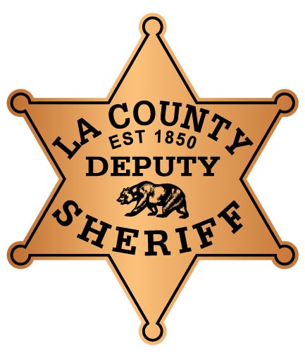 La County Deputy Sheriff Badge