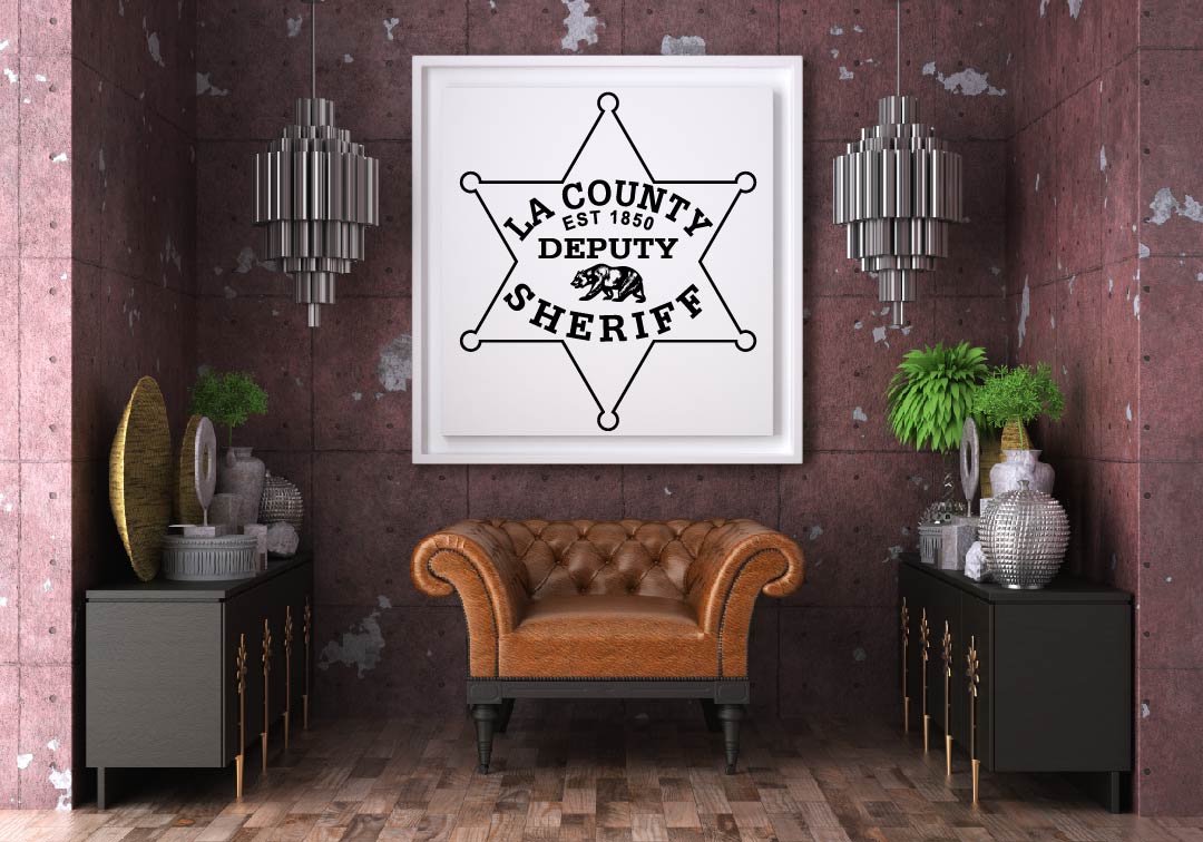 La County Deputy Sheriff Badge
