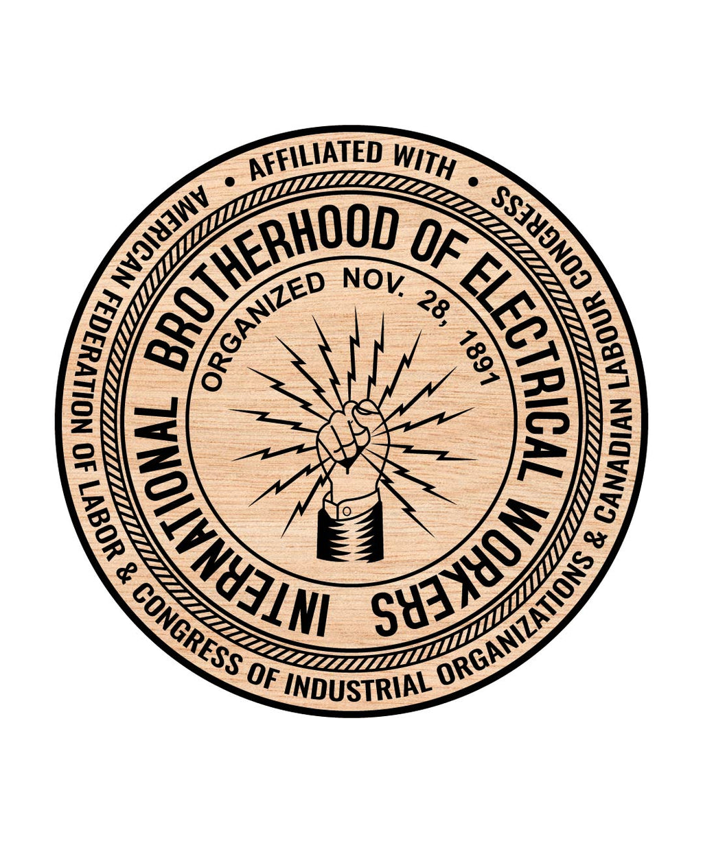 Ibew International Brotherhood of Electrical Workers Logo SVG (Digital Down