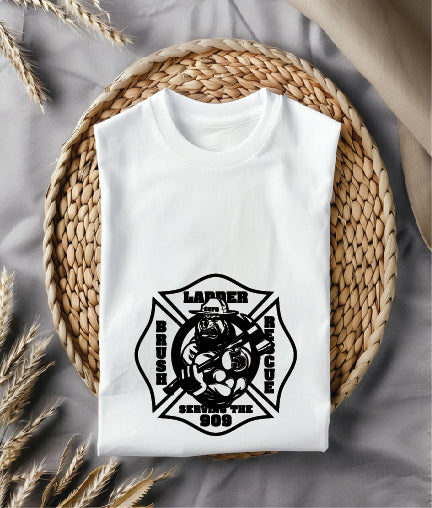 Ladder Brush 5 CCFD Badge