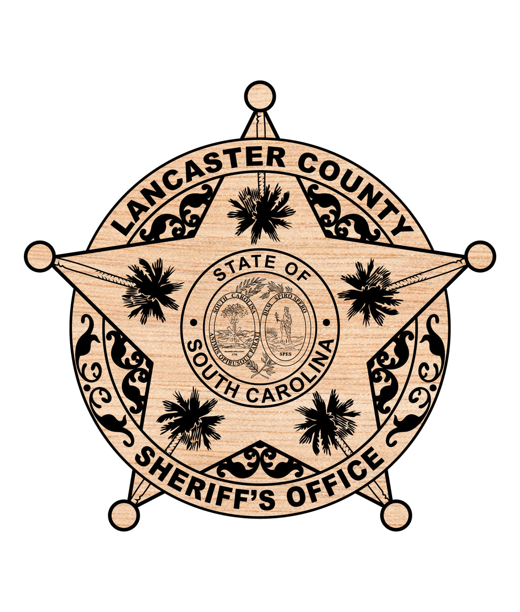 Lancaster County Sheriff’s Office Badge SVG | South Carolina Law Enfor