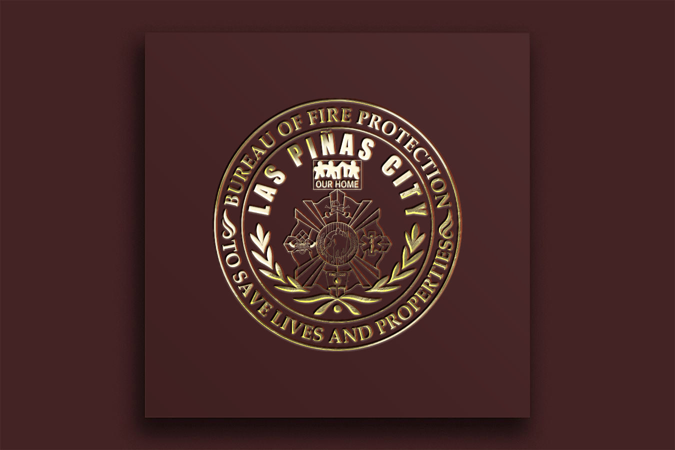 Las Piñas City Bureau of Fire Protection Seal