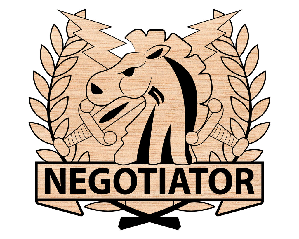 Law Enforcement Negotiator Pin SVG – Police Badge Vector Digital File