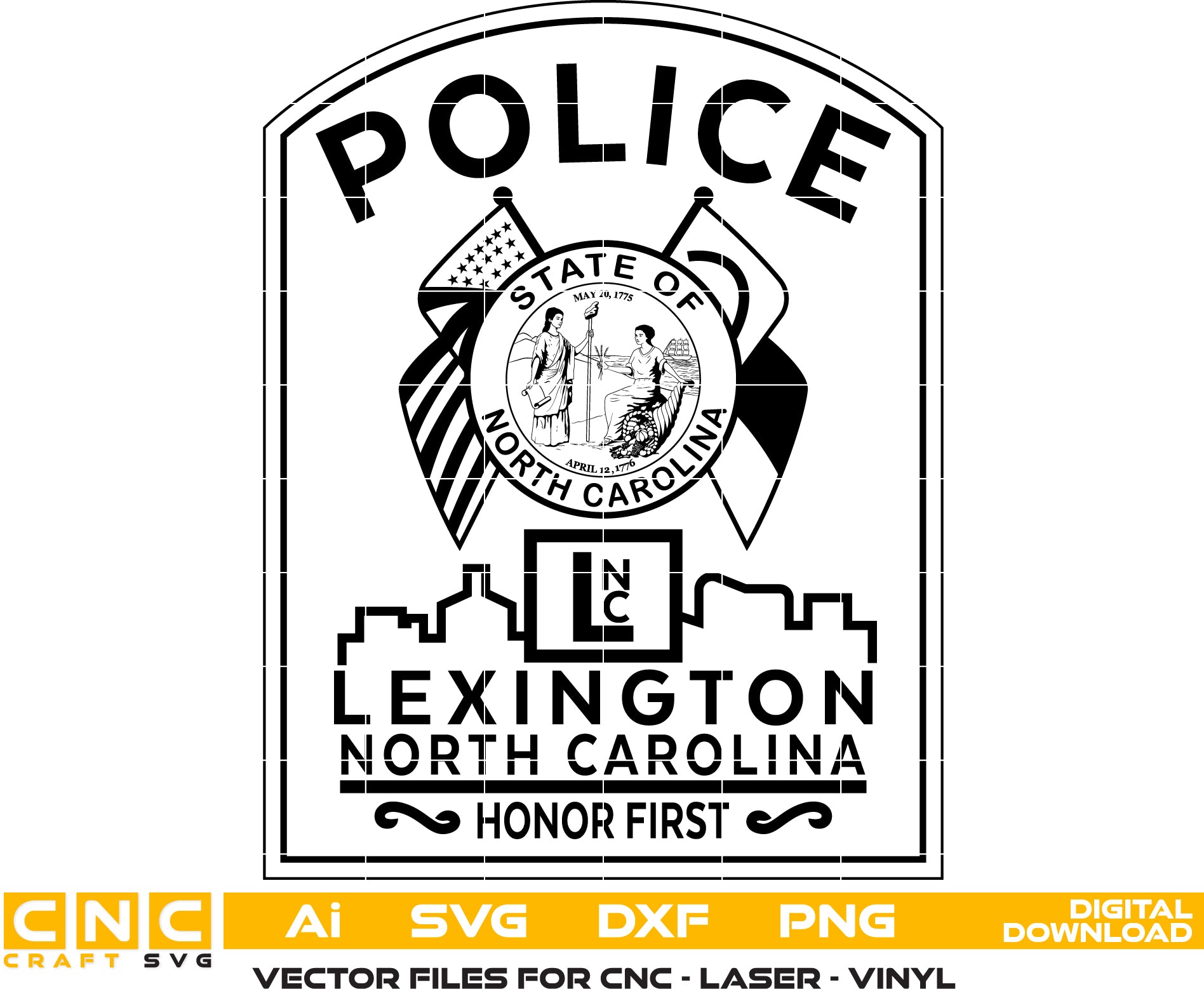 Lexington Police Badge