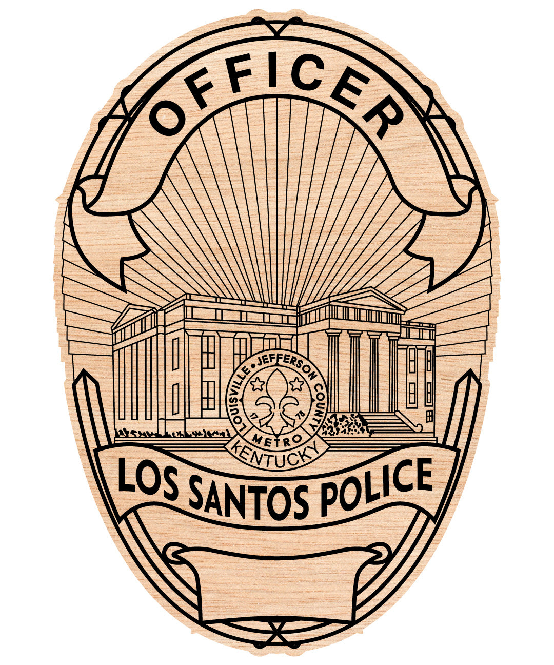 Los Santos  Police Officer Badge