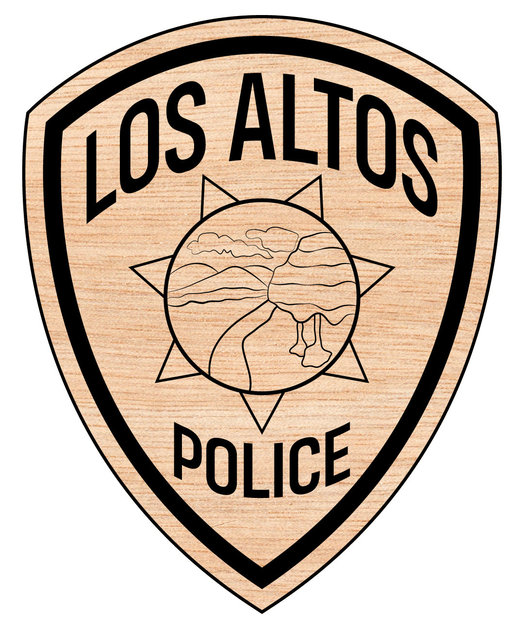 Los Altos Police Department Patch SVG, Los Altos California Police Logo, Los Altos PD Patch Vector, California Police Patch SVG, Los Altos Law Enforcement Emblem