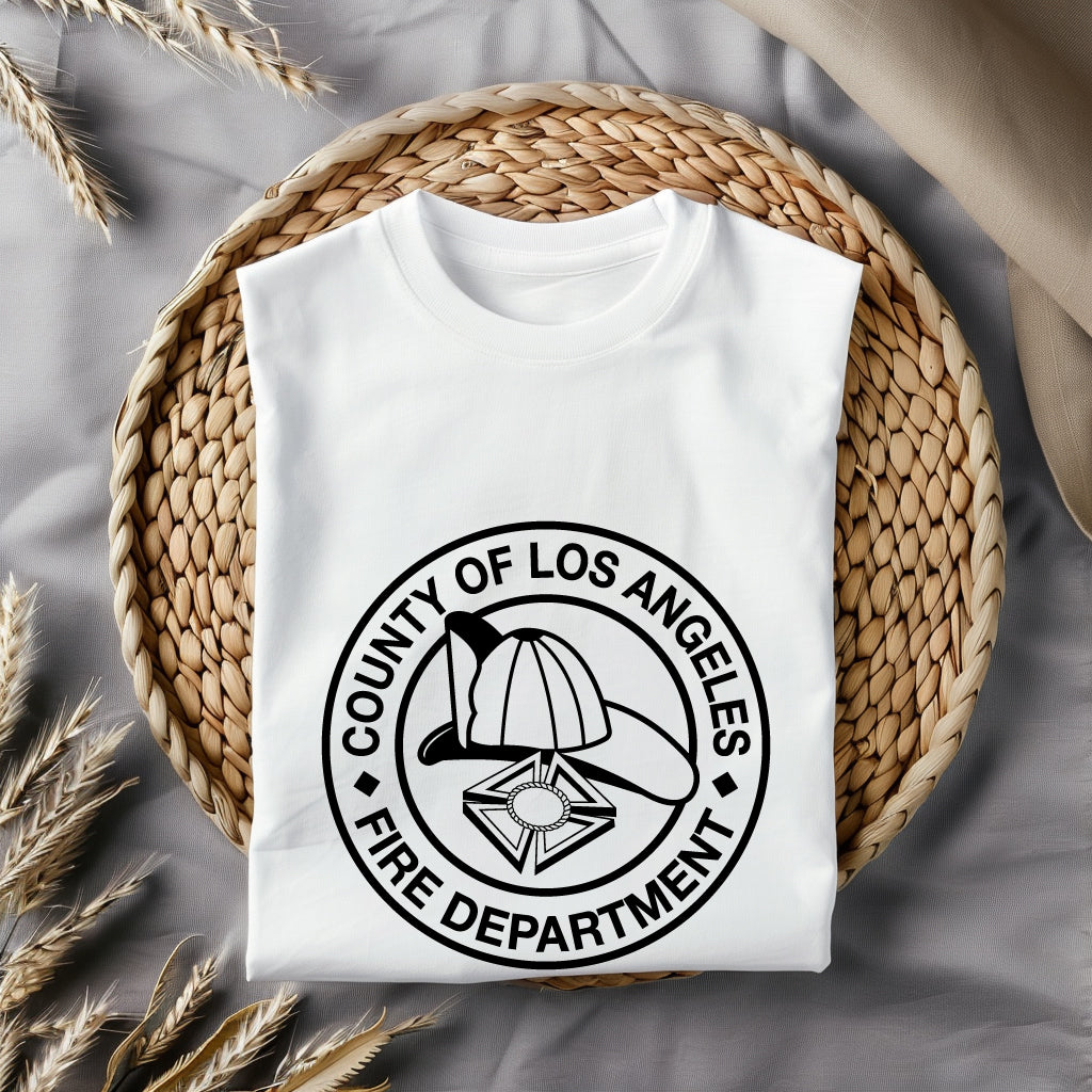 Los Angeles County Fire Department Logo SVG, California Firefighter Emblem, LACoFD Logo Vector, Los Angeles County Fire Badge, Fire Department Logo SVG