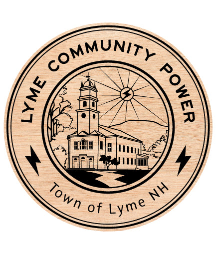 Lyme Community Power Logo SVG digital download, community organization emblem vector design for Cricut, Silhouette, CNC, engraving, and decorative crafts.