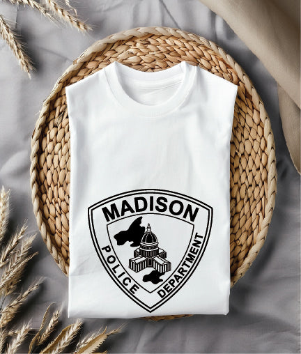 Madison Police Department Patch SVG, Madison Police Patch Vector, Madison Law Enforcement Emblem, Police Patch SVG, Law Enforcement Patch Vector File