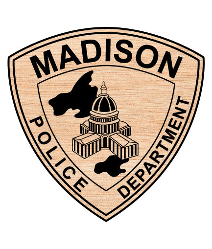 Madison Police Department Patch SVG, Madison Police Patch Vector, Madison Law Enforcement Emblem, Police Patch SVG, Law Enforcement Patch Vector File