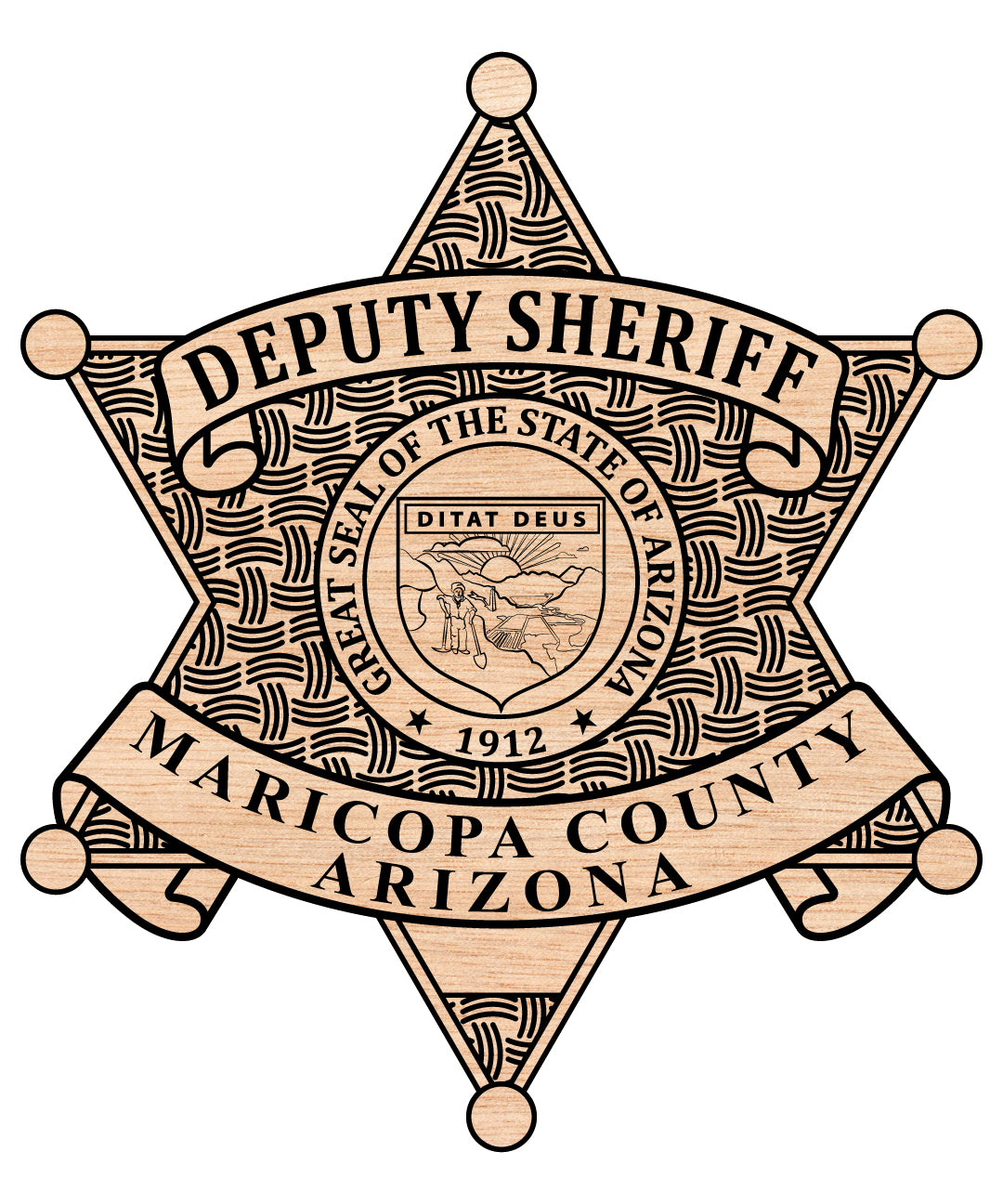 Maricopa County Arizona Deputy Sheriff Badge SVG, Arizona Law Enforcement Badge Vector, Maricopa County Sheriff Emblem, Deputy Sheriff Badge SVG, Arizona Deputy Sheriff Logo