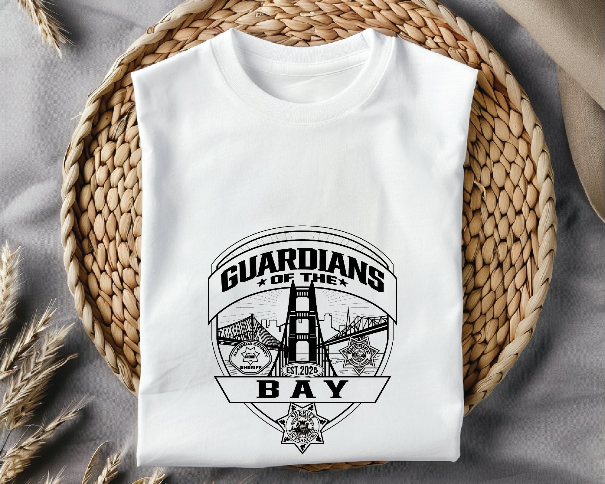 Guardians of The Bay Marin County Sheriff Badge SVG, Marin County Sheriff Badge Vector, Sheriff Badge SVG, Law Enforcement Badge Design, Marin Sheriff Logo SVG, Police Badge Vector File, Sheriff Emblem for Engraving, Marin County Badge Digital File, Sheriff Seal SVG, Guardians of The Bay Vector Art