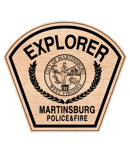 Martinsburg Police & Fire Explorer Patch, West Virginia