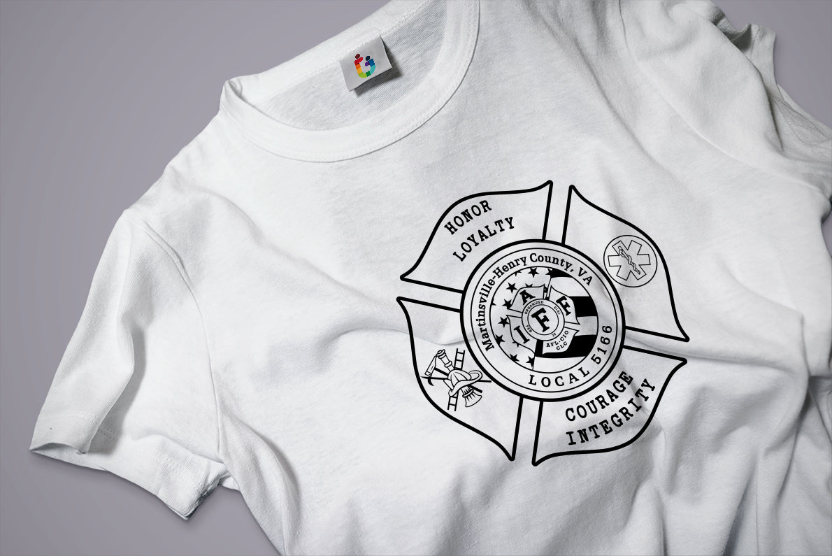 Martinsville-Henry County Fire Department Badge Varginia