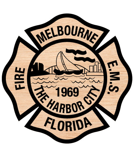 Melbourne Fl Fire Department Badge