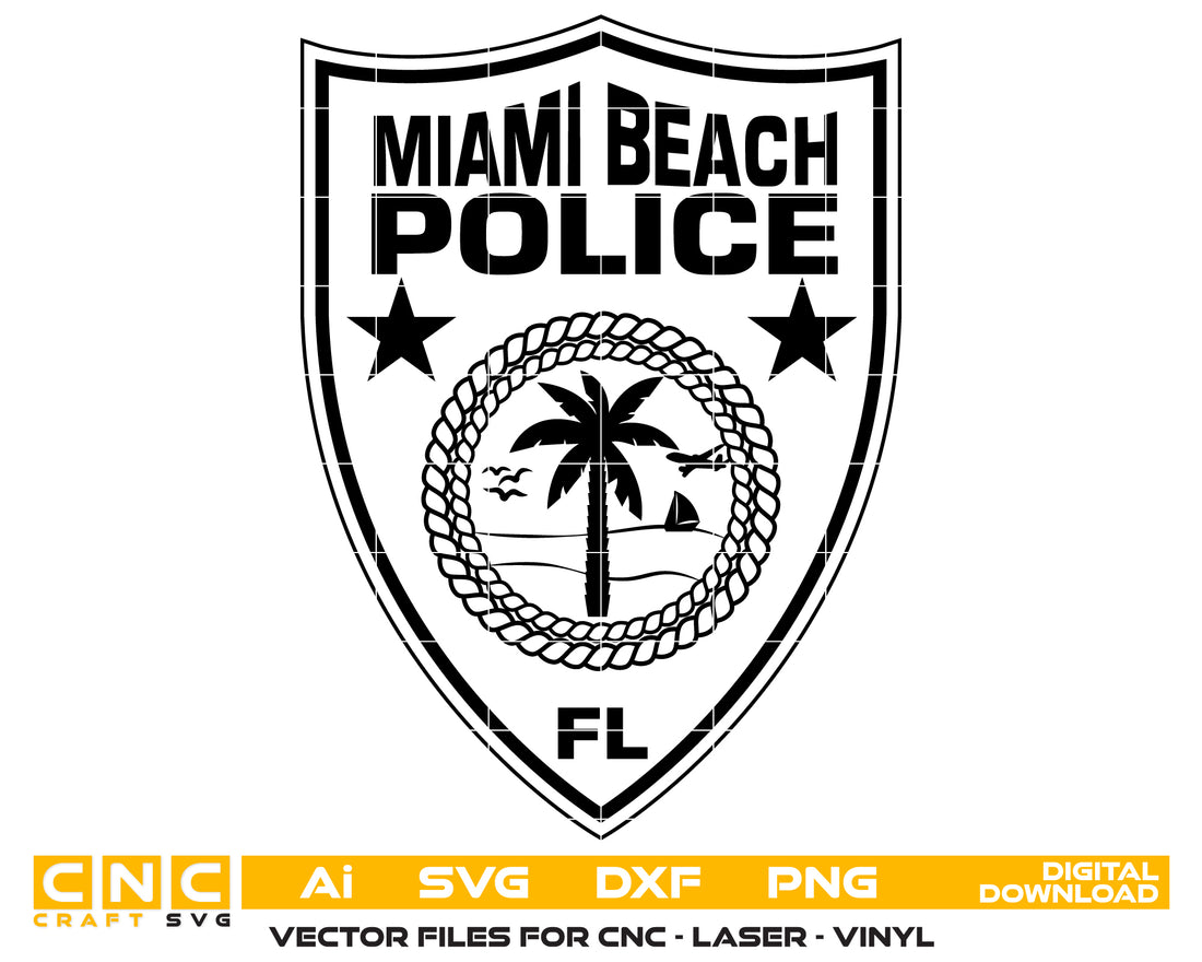 Miami Beach Police Department Patch