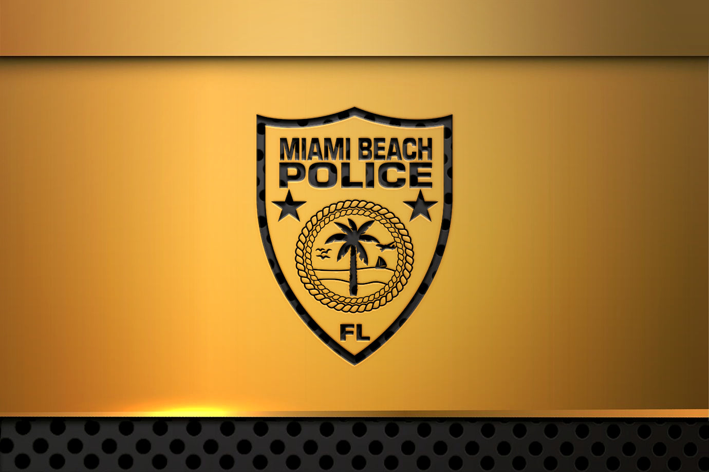 Miami Beach Police Department Patch, Florida