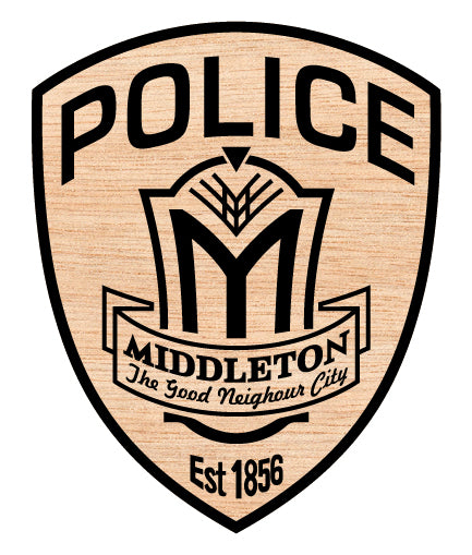 Middleton Police Department Patch SVG, Police Patch Vector, Middleton Police Emblem, Police Department Patch SVG, Law Enforcement Patch Vector File