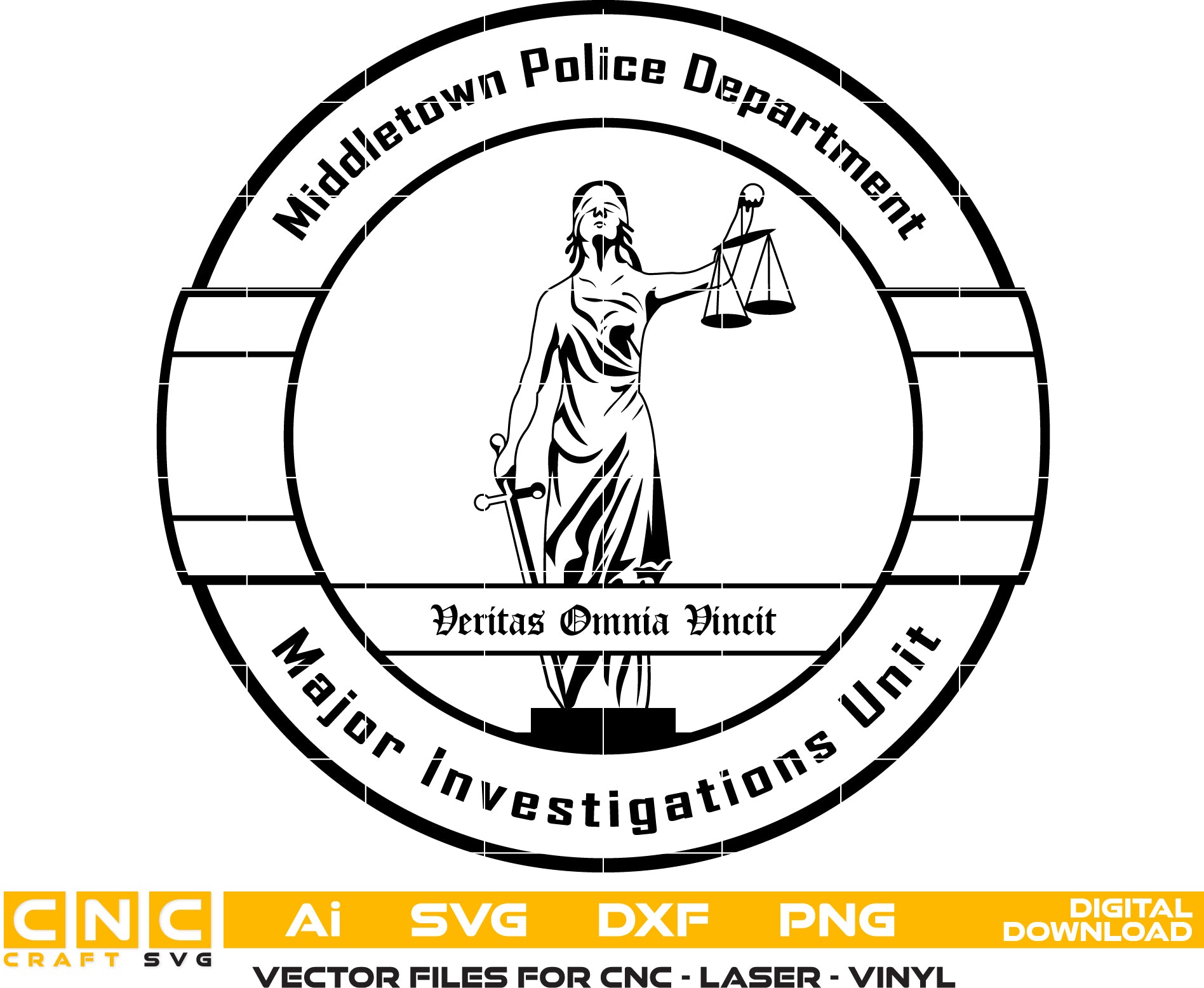 Middletown police Department Major Investigations Unit Logo