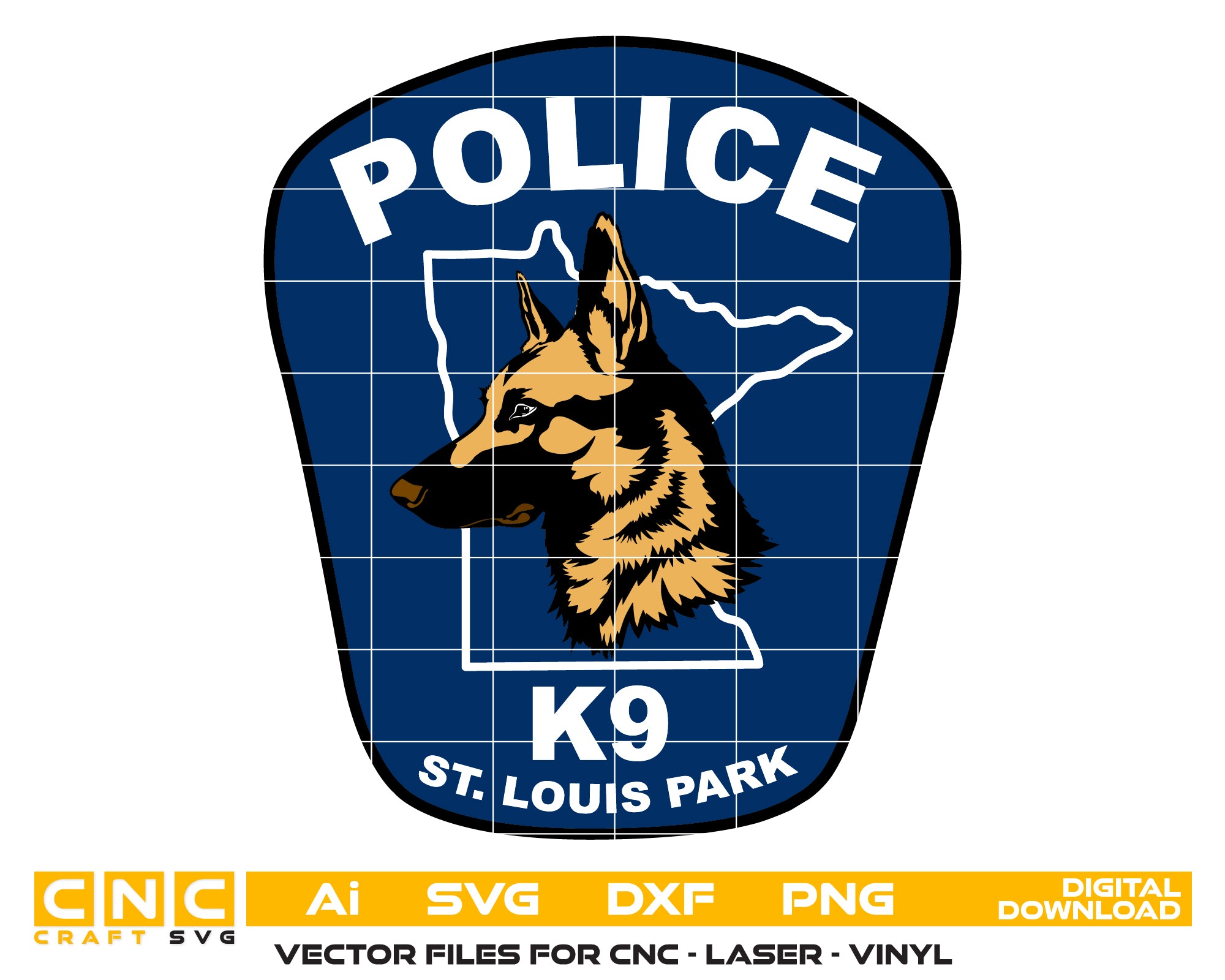 St. Louis Park K-9 Police Color Badge SVG

Minnesota K-9 Unit Color Badge Vector

St. Louis Park Police Emblem Full Color

K-9 Police Badge Minnesota SVG

St. Louis Park Law Enforcement Color Patch