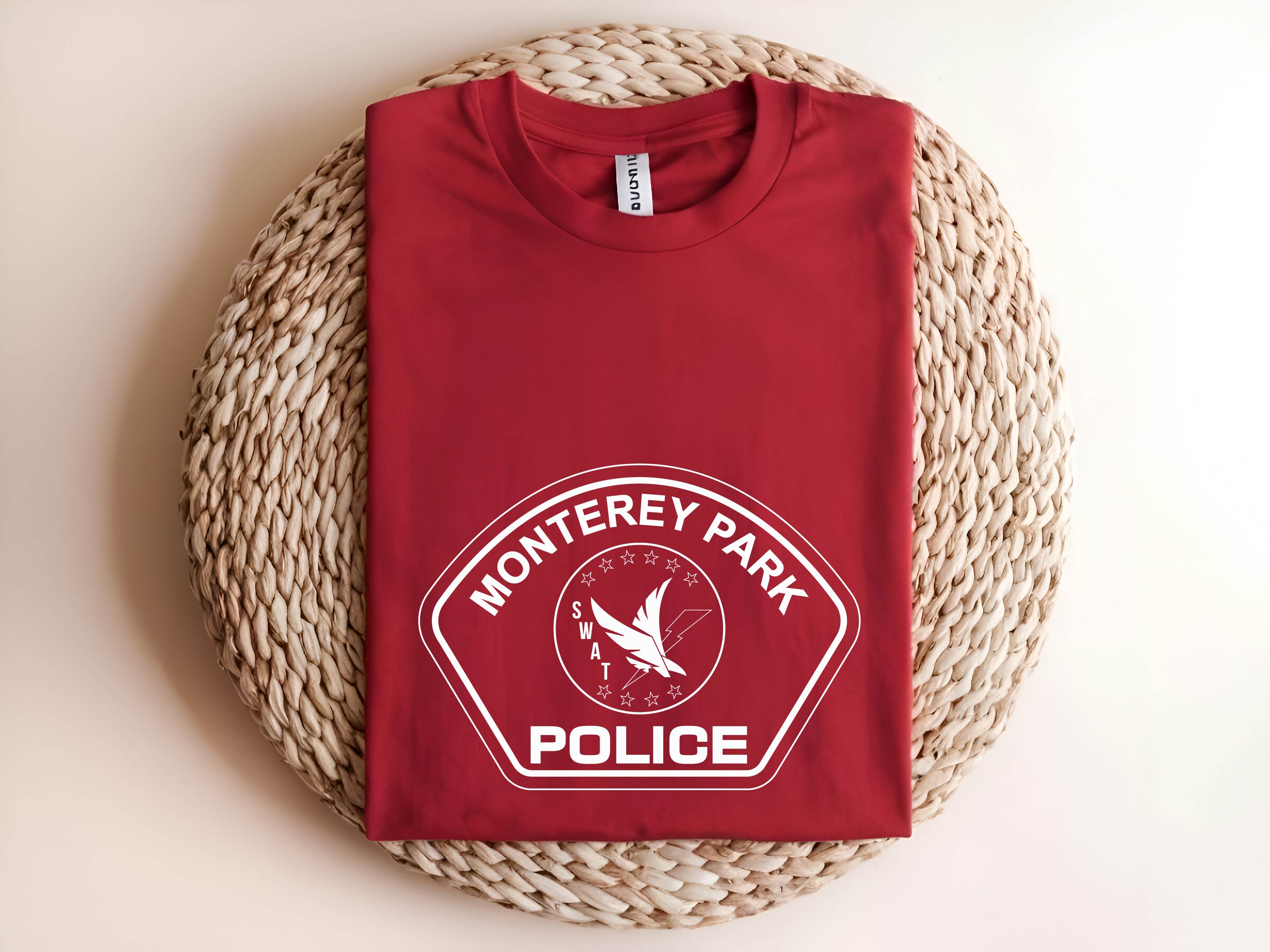 Monterey Park Police Badge SVG, Monterey Park Police Badge Vector, Police Badge SVG, Law Enforcement Badge Emblem, Police Shield Vector, Badge Engraving File
