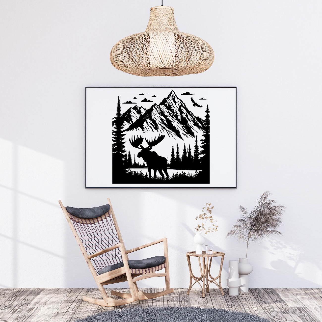 Moose Mountain Vector SVG