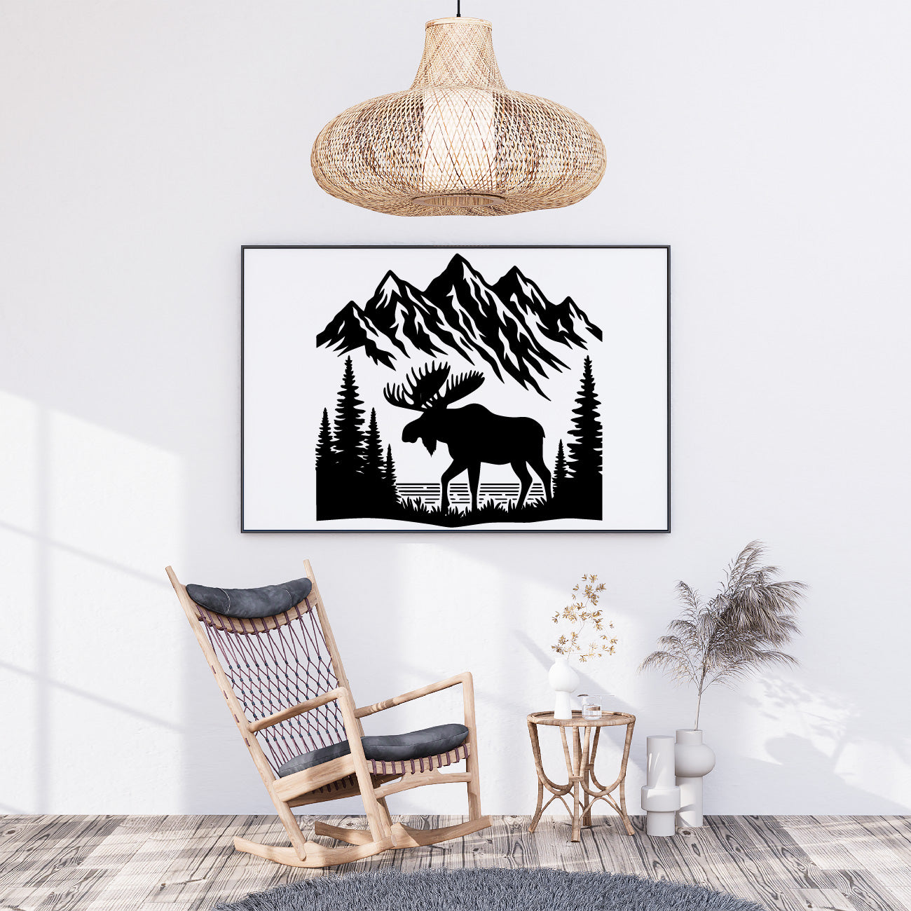 Mountain Moose SVG