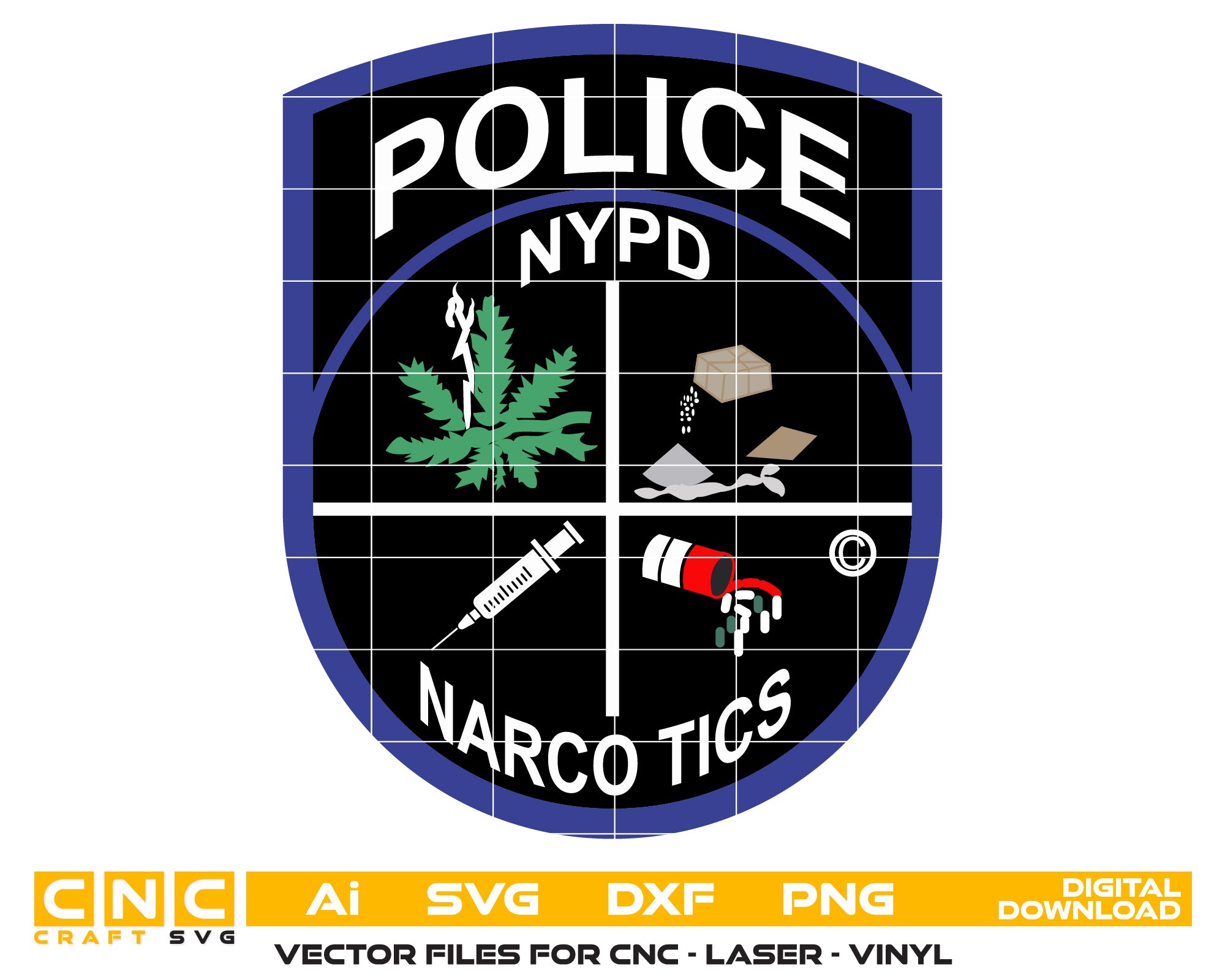Narco Tics Police Dept Badge SVG
Narco Tics Police Badge Vector
Narco Tics Police Emblem Design
Police Dept Badge SVG New York
New York Narco Tics Police Badge