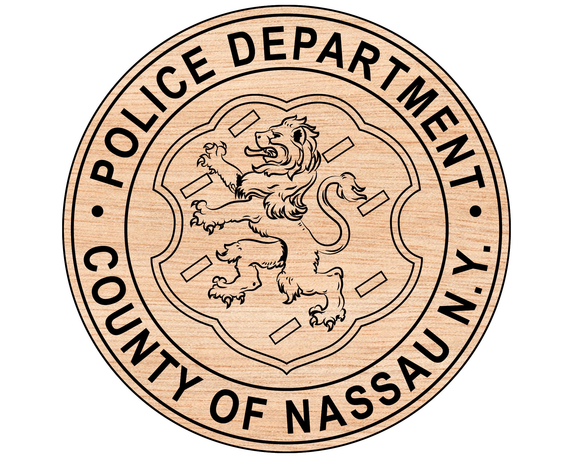 Nassau County Police Logo SVG, Nassau NY Police Department Vector, New York Police Logo SVG, Police Badge Digital File, Law Enforcement SVG Design