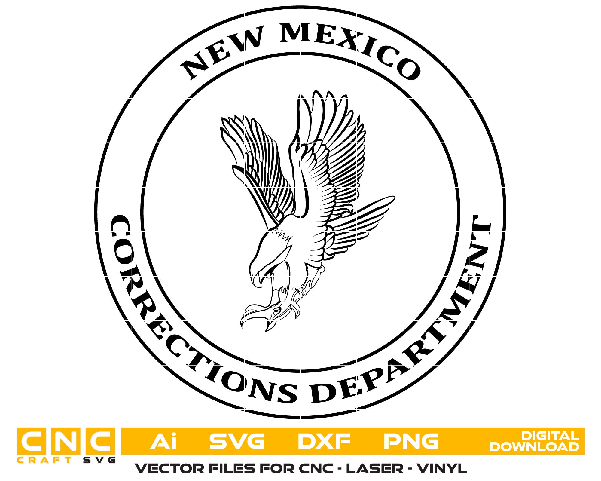 New Mexico Vector Art, Ai,SVG, DXF, PNG, Digital Files