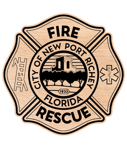 New Port Richey Fire Department Badge