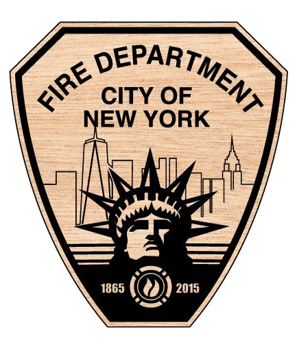 New York City Fire Department 150th Anniversary Patch SVG Firefighter Vector