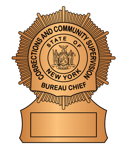 New York Corrections And Community Supervision Chief Badge
