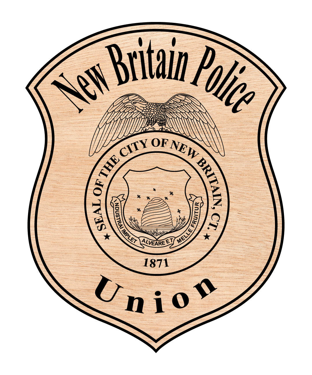 New Britain Police Patch SVG, Connecticut Police Patch Vector, New Britain Police Emblem, Police Patch SVG, Law Enforcement Patch Vector File