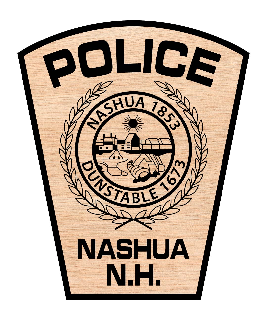 Nashua Police Patch SVG, Nashua Police Department Vector, New Hampshire Police Patch SVG, Police Patch Digital File, Law Enforcement Patch Vector, Nashua PD Logo SVG