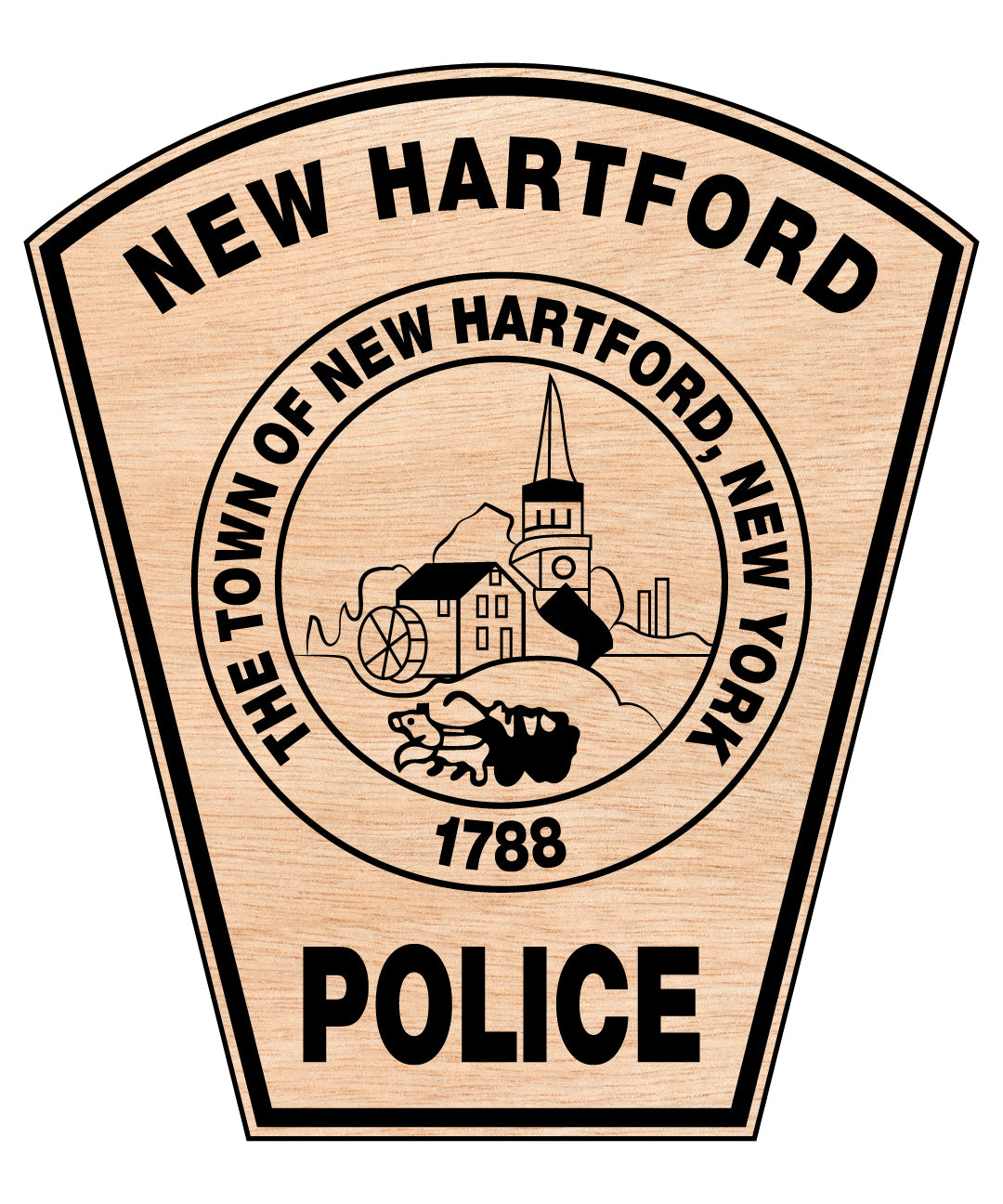 New Hartford Police Department Patch SVG, Police Patch Vector, New Hartford Police Badge, Law Enforcement Patch SVG, Police Department Patch Vector