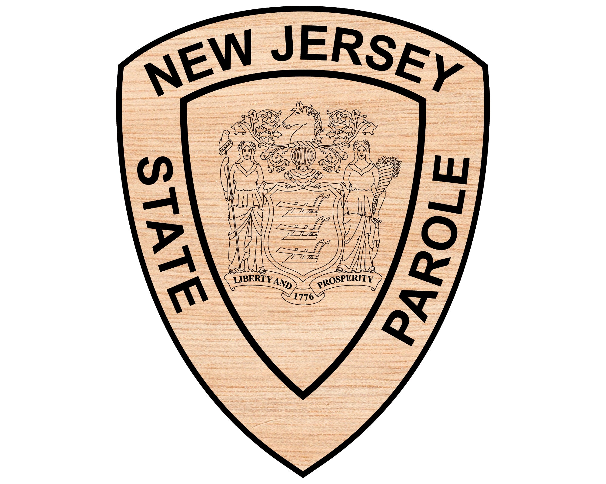 New Jersey State Parole Board Patch SVG, NJ Parole Board Logo Vector, New Jersey Police Patch Design, Law Enforcement Patch SVG