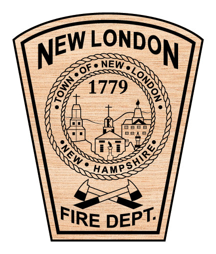 New London Fire Department Patch SVG, Connecticut Fire Dept Patch Vector, New London CT Fire Patch Emblem, Firefighter Patch SVG, Fire Department Badge Vector File
