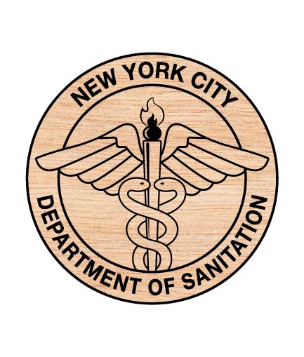 New York City Sanitation Department Logo SVG, NYC Sanitation Emblem Vector, Department Of Sanitation NYC Logo SVG, Sanitation Worker Emblem Vector, NYC Municipal Logo