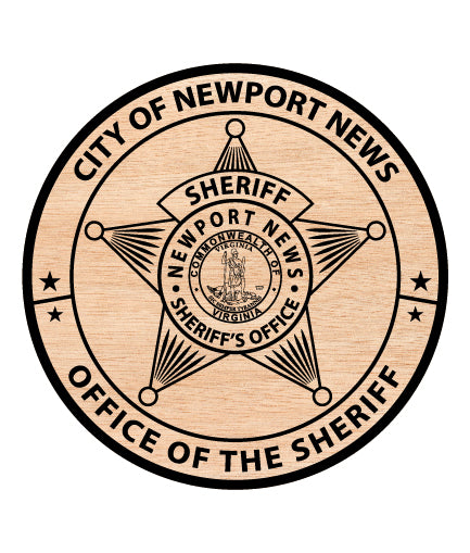 Newport News Sheriff’s Office Badge SVG
Newport News Sheriff Badge Vector
Newport News Sheriff Emblem Design
Sheriff Badge SVG Newport News
Newport News Sheriff Emblem