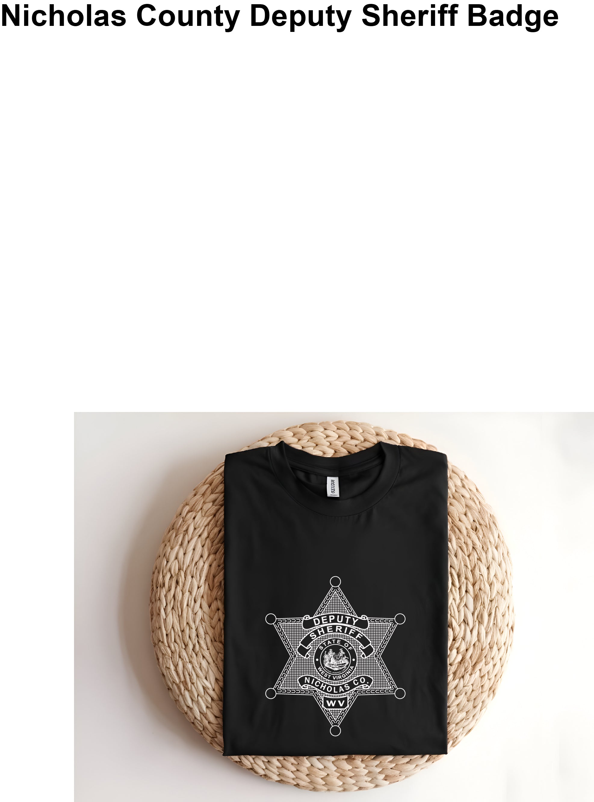 Nicholas County Sheriff Badge
Deputy Sheriff Badge
Sheriff Badge SVG
Virginia Sheriff Badge
Nicholas Sheriff Badge