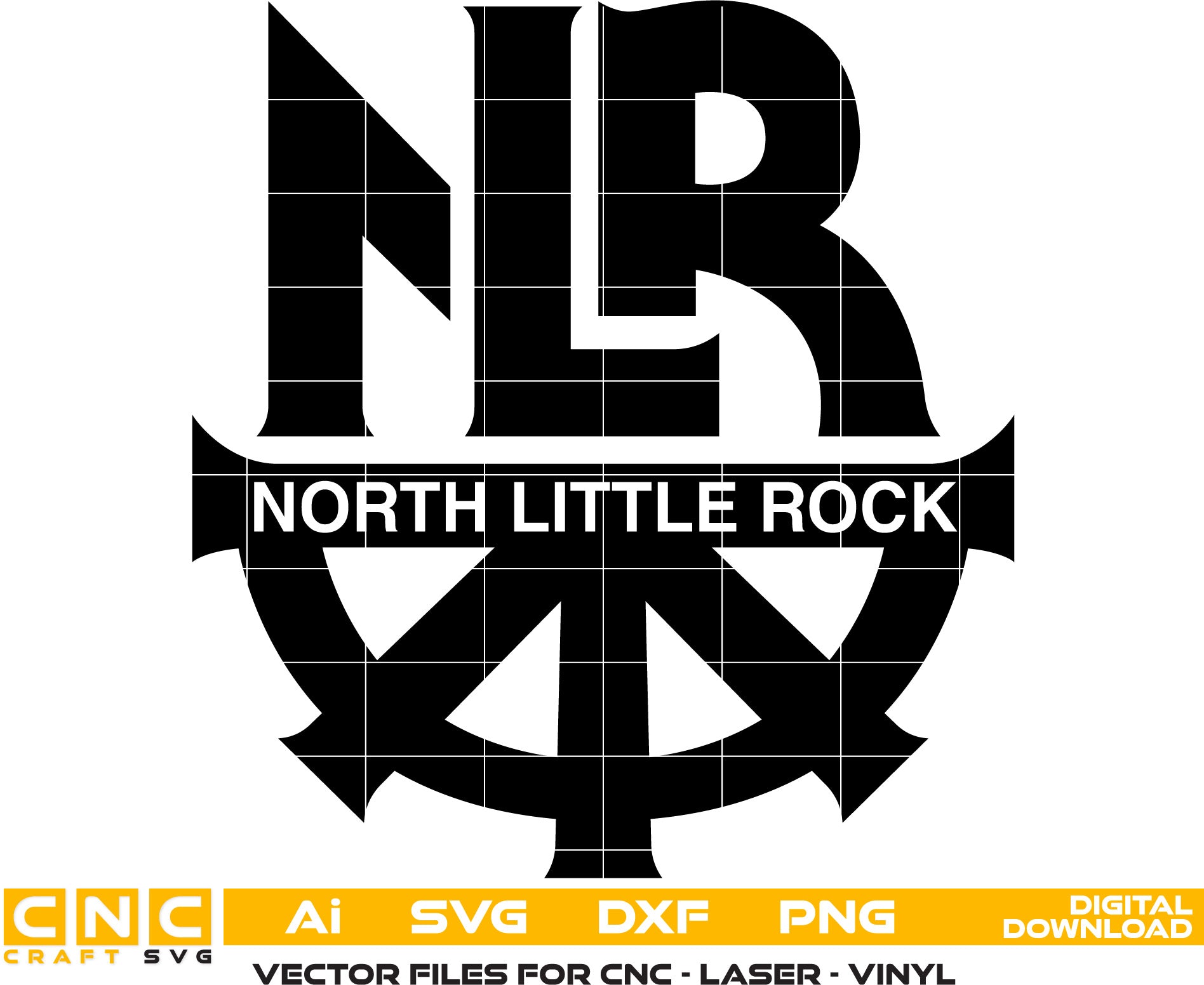 North Little Rock Logo, North Little Rock seal, Digital file