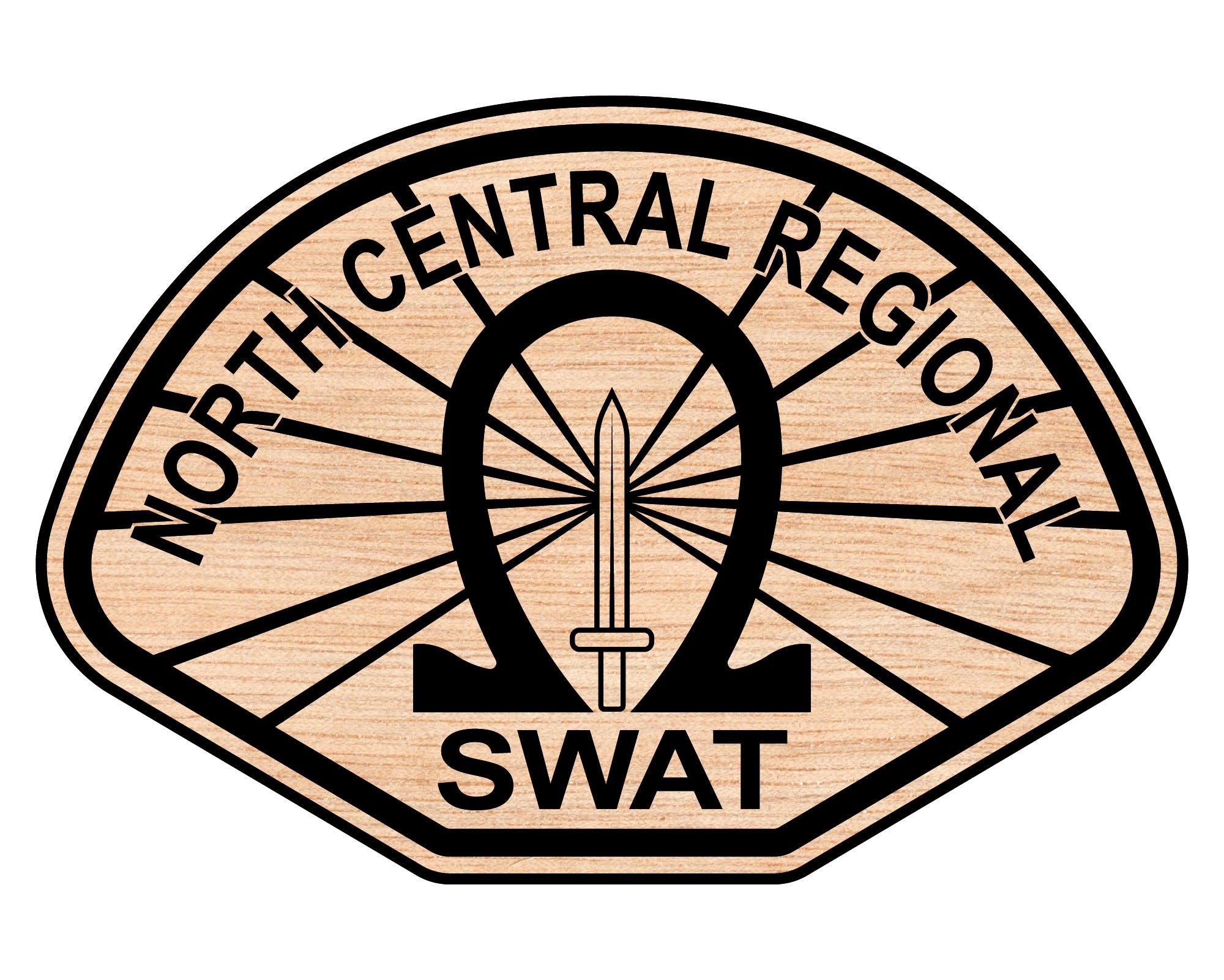 North Central Regional SWAT Logo SVG, SWAT Logo Vector, Tactical Police Logo SVG, Law Enforcement Special Unit Logo