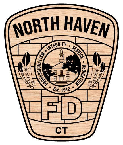 North Haven Fire Department Badge Connecticut SVG, North Haven Firefighter Emblem Vector, North Haven CT Fire Badge SVG, Connecticut Fire Dept Badge, North Haven Fire Logo