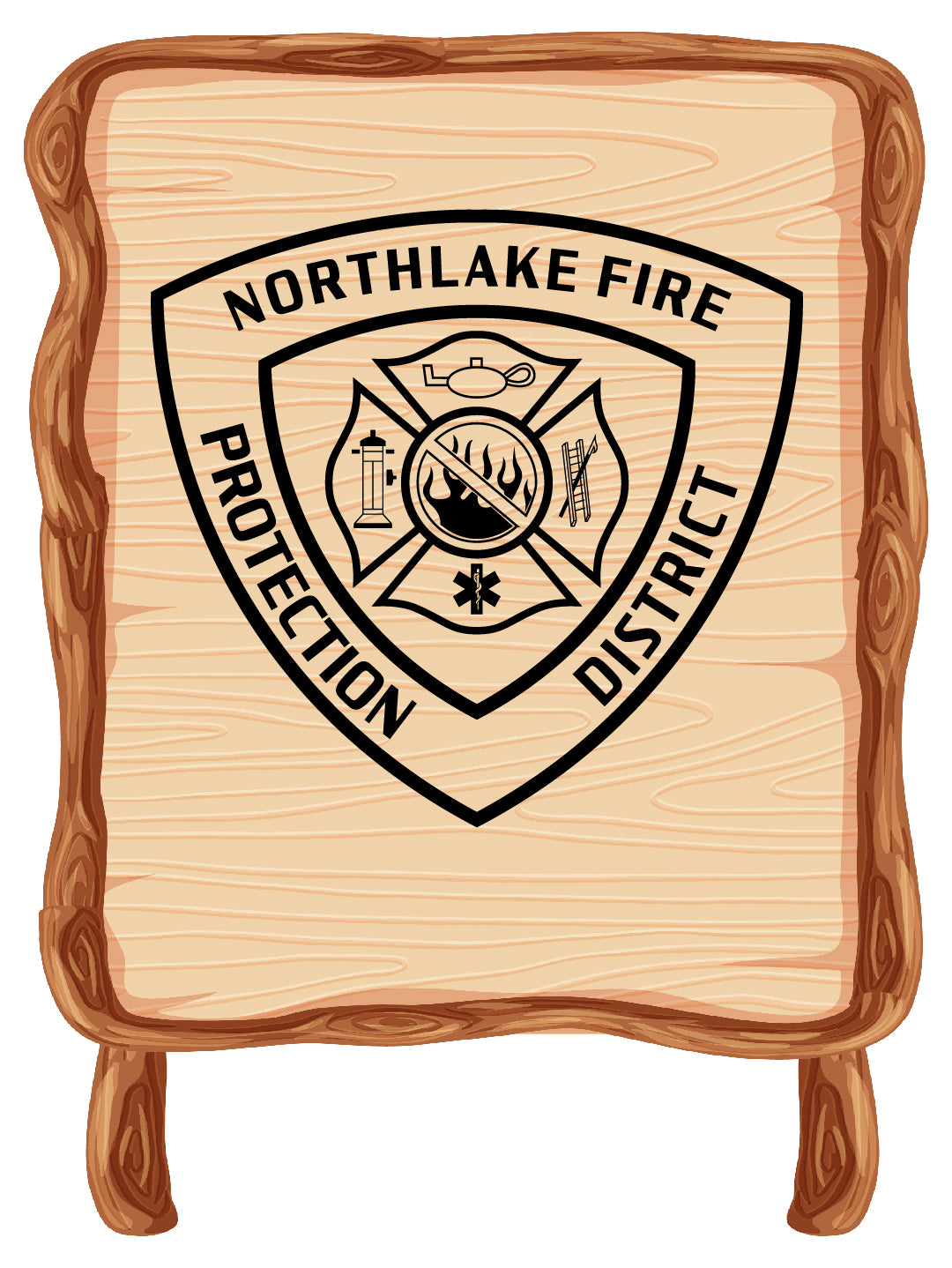 Northlake Fire Protection District Badge SVG
