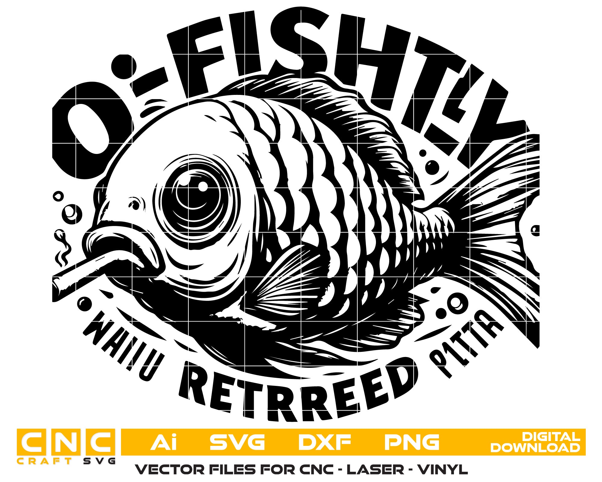 O Fish Ally Retired Svg