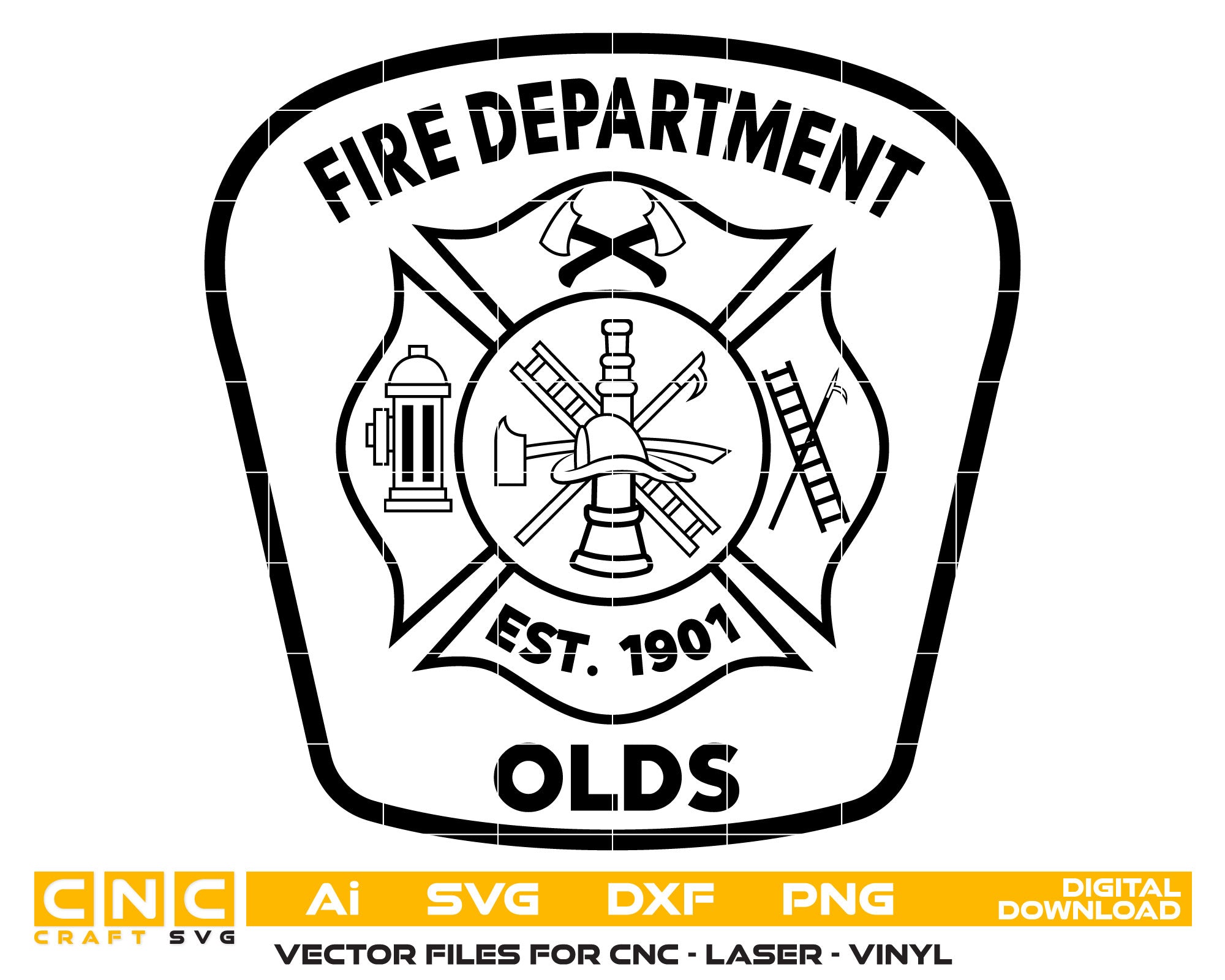 OLDS Fire Department Patch