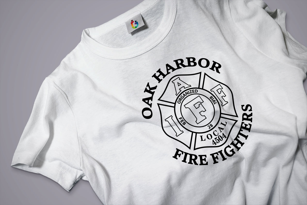 Oak Harbor Fire Fighters Logo, Washington